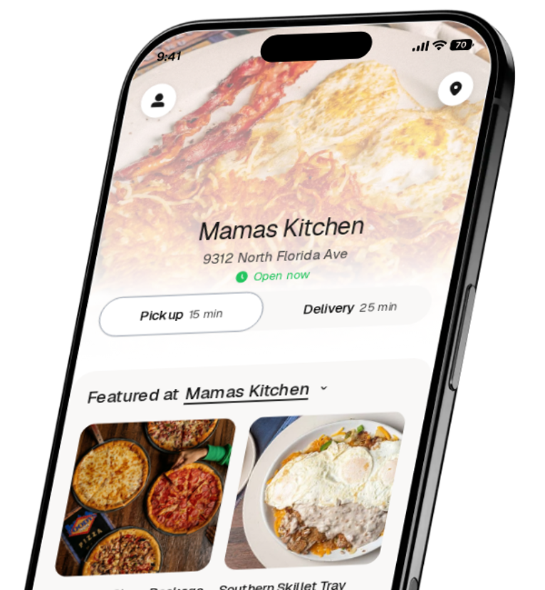 Mamas Kitchen app preview