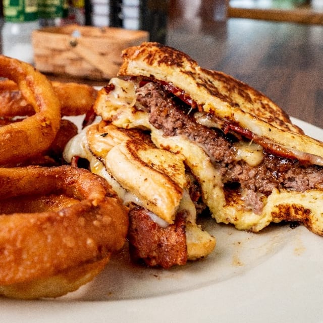 The French Toast Burger!.