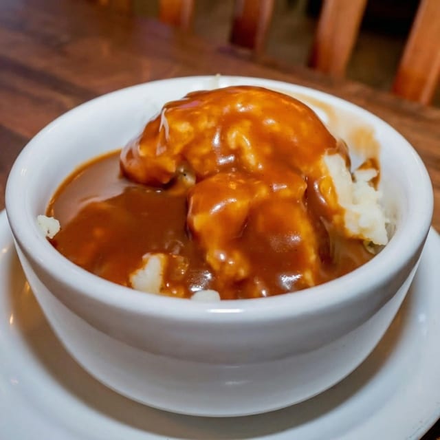 Mashed Potatoes and Gravy.