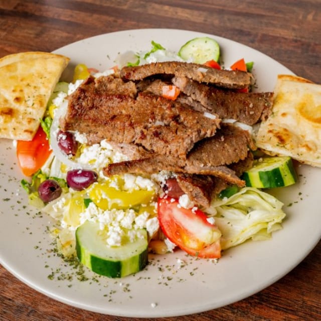 Huge Gyro Salad.