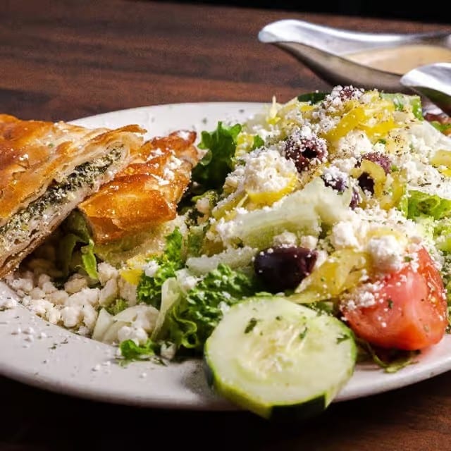 Spinach Pie Platter.